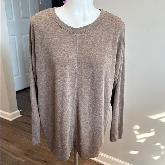 Cherish Sweaters - Cherish Large Brown Tan Crew Neck Sweater
